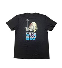 HEROIN SKATEBOARDS - CURB KILLER WIDE BOY BLK TEE -
