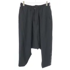 極美品⭐️ヨウジヤマモトプールオム サルエルパンツ ギャバ ウール 2 ヨウジヤマモト プールオムYohji Yamamoto POUR HOMME サイド