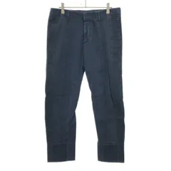 DRIES VAN NOTEN ドリスヴァンノッテン コットンツイルパッチワークパンツ  ネイビー 46のサムネイル