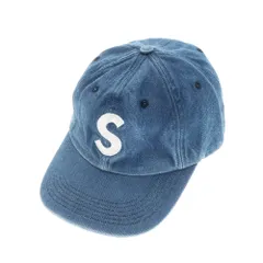 【中古】シュプリーム Supreme 2024年秋冬 Pigment S Logo 6-Panel デニム キャップ ブルー【サイズONE（58cm）】【メンズ】