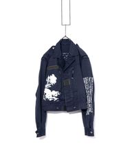 AIC ISLAND　エーアイシーアイランド　プリントドリズラーブルゾン