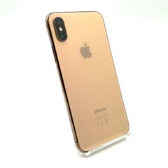 iPhone XS 64GB ゴールド SIMフリー 白ロム 77%【難有】【最速発送】