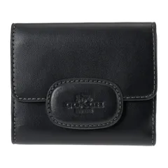 新品 コーチ COACH 2つ折り財布 エライザ スモール ウォレット ブラック