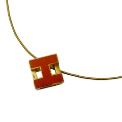 【最終お値下げ✨】HERMES キューブ ネックレス オレンジ 楽天市場】【中古】エルメス ネックレス カージュドアッシュ H