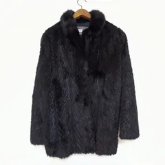 #wnc ムーンバット moonbat FUR FLASH ミンク 毛皮コート 11 黒系 焦げ茶 レディース [932931]のサムネイル