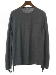 HELMUT LANG ヘルムート ラング 2004 ジップストラップデザイン カシミヤニットセーター グレー 50のサムネイル