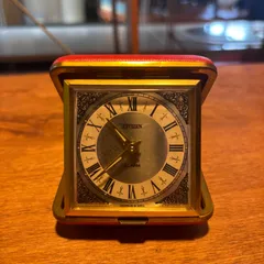 1241 シチズン CITIZEN 手巻式 ALARM 目覚まし時計　置き時計 CITIZEN シチズン 目覚まし時計 モノベルA 置き時計 手巻き