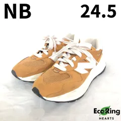 NEW BALANCE ニューバランス スニーカー 24.5cm M5740VPC ブラウン ユニセックス 中古 天然皮革 合成繊維 ボリュームシルエット レガシーカラー   【送料無料】 MID 6677