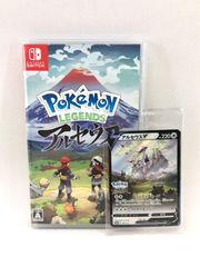 【中古】任天堂　switch用カセット　Pokémon LEGENDS アルセウス　プロモカード付き　ポケモン