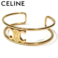 CELINE セリーヌ トリオンフ ゴールド バングル マイヨン 46S566BRA C2のサムネイル