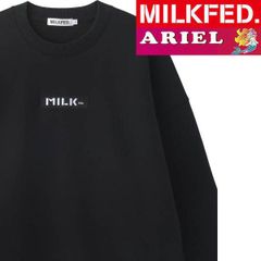 スウェット トレーナー ミルクフェド MILKFED EMBROIDERED BAR SWEAT