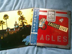 LP【盤 美盤】EAGLES (イーグルス )　2アルバム・セット