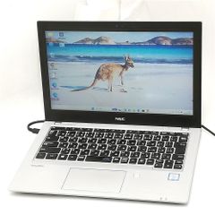 送料無料 高速SSD フルHD 12.5型 タブレット NEC PC-VKA10SGG3 中古美
