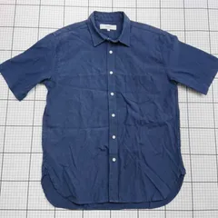 ◇ ⊂ URBAN RESEARCH ROSSO アーバンリサーチ ロッソ シンプル 半袖 シャツ サイズL ネイビー系 レディース E  【1509100031864】