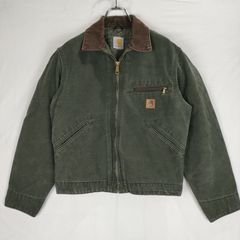 カーハート ダック デトロイトジャケット モスグリーン CARHARTT J97 MOS DETROIT サイズS相当