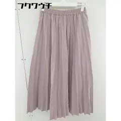 ◇ RETROGIRL レトロガール ロング プリーツ スカート ピンクベージュ レディース  【中古】 【1107130010059】