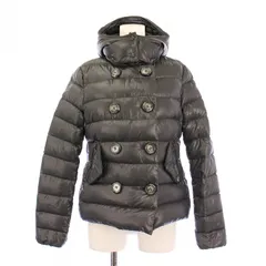 モンクレール MONCLER PLANE ダウンジャケット アウター フード ダブル ナイロン ロゴ 0 グレー /BBのサムネイル