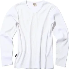 AVIREX 《DAILY》RIB L/S V-NECK T-SHIRT ホワイト / リブ 長袖 ブイネック Tシャツ デイリーウェア Vネック 白 WHITE ロングスリーブ アヴィレックス アビレックス