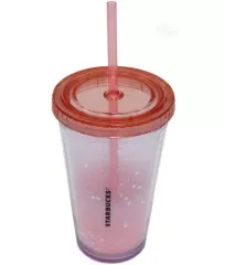 【中古】マグカップ・湯のみ ロゴコールドカップタンブラーサマーグラデーション16oz 470ml 「スターバックスコーヒー」