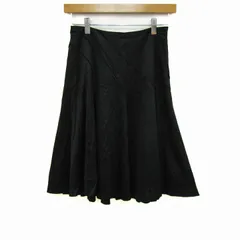 ストロベリーフィールズ スカート ボトムス フレア 日本製 レディース ﾌﾘｰサイズ ブラック STRAWBERRYFIELDS 【中古】