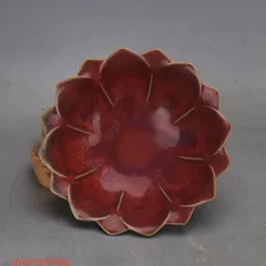 中国骨董　明　窯変釉　青磁　鈞窯瓶　花瓶　鑑賞物　花入れ　時代物　貫入　茶道具 Yahoo!オークション -「辰砂釉花瓶」の落札相場・落札価格
