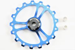 マイクロヒーロー(MicrOHERO) 超回る 軽量 セラミックベアリング アルミ合金プーリー 17T 新品 1枚
