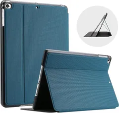 ProCase iPad 9.7 ケース (2018 2017) Air 2 / Air 1に適合 耐衝撃 スタンド機能 スマートカバー オートスリープ対応 (ティール)