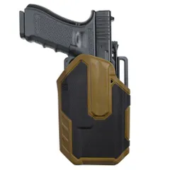 BLACKHAWK! ホルスター タン Amazon | BLACKHAWK Serpa CQCホルスター GLOCK 19/23用