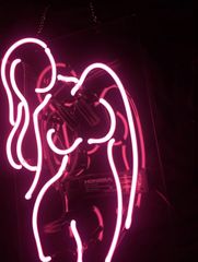 LED ネオン管 セクシーシルエット ピンク 壁掛け用 ネオン オーダーメイド