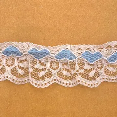 アメリカ直輸入　2段ラッセルレース　ホワイト