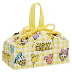 【迅速発送】スケーター(Skater) 子供用 お弁当 巾着袋 マチ付き キッズ 日本製 ディズニー ミッキー&フレンズ 風船 KB768953