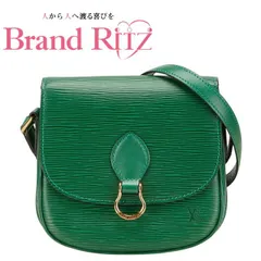 中古 ルイ ヴィトン エピ ミニサンクルー 斜め掛け ショルダーバッグ M52214 Bランク ボルネオグリーン レディース LOUIS VUITTON 【送料無料】【西神店】