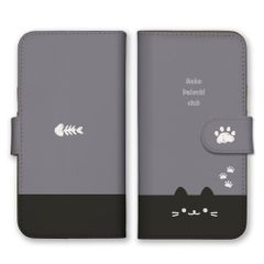 iPhone12 mini 케이스 수첩형 아이폰 12 미니 스마트폰 케이스 휴대 케이스 고양이 고양이 차 호랑이 아메리칸 쇼트 헤어 어메쇼 흰 고양이 검은 고양이 삼모 고양이 고양이 좋아 귀여운 칼라 04