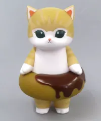 【中古】フィギュア ドーナツにゃん(ブラウン/チョコレート) 「mofusand」 ドーナツにゃんソフビフィギュア