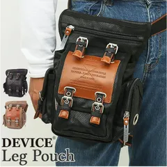 ☆ DEVICE Work レッグポーチ DEVICE バッグ バイク レッグポーチ レッグバッグ ウエストバッグ ウエストポーチ ショルダーバッグ レッグバック メンズ ブランド 自転車 ツーリング おしゃれ かっこいい デバイス Work ワークのサムネイル