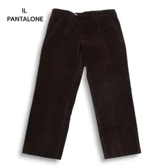 GTA ジーティーアー IL PANTALONE 秋冬★ スリム コーデュロイ スラックス パンツ Sz.46　メンズ ブラウンのサムネイル