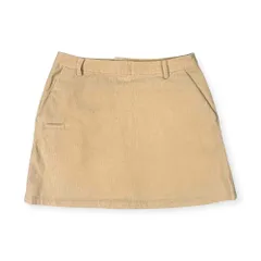 BEAMS GOLF ビームスゴルフ コーデュロイ ミニスカート M/ベージュ系 レディース