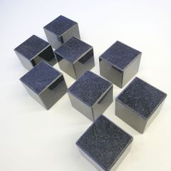 【天然御影石】オーディオボード　インシュレーター 　インド黒　60mm×60mm×60mm　８個セット(5面磨き)　新品
