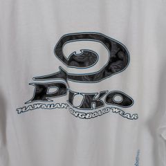 90s Piko ピコ Tシャツ レイヤード風 ワンポイントロゴ ホワイト Mサイズ メンズ 古着 ストリート Y2K