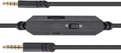 【特価商品】Logicool G633 A50 A30 G933ゲーミングヘッドフォン、A＆Bモードの交換Xbox A40 A10 OneプレイステーションPS4スマートフォン用 A10 A40ヘッドセットコードの交換インラインミュートとマイクの音量調節に対応