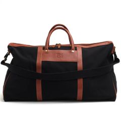イルビゾンテ／IL BISONTE バッグ ボストンバッグ 鞄 旅行鞄 メンズ 男性 男性用 コットン 綿 キャンバス レザー 革 ブラック 黒  54_1_ 5452305021 2WAY ショルダーバッグ ユニセックス 男女兼用