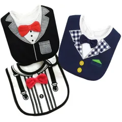 スタイ セット 3枚セット 生地がしっかり よれよれしません ！よだれかけ よだれカバー 男の子 ビブ  綿100%  オシャレ お出かけ 大きめ  前かけ コットン    出産祝いかわいい  ベビー 赤ちゃん フォーマル スーツ