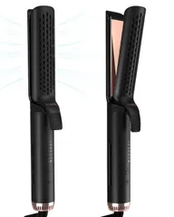 【人気商品】長時間キープ 火傷防止 吊りフック チタニウムプレート Max230℃ 30mmプレート 5段温度設定 ラッピングケース 海外対応 太巻き マイナスイオン 冷風 カールアイロン ブラック ストレート カール2WAY ヘアアイロン TOSAGEのサムネイル