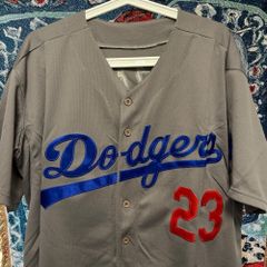 Dodgers ユニフォーム 野球シャツ 個性的 MLB メンズ 新品 XL Dodgers Tシャツ 半袖シャツ 速乾 夏 野球 MLB ドジャース グレー レトロ 個性的 奇抜  攻め 前衛的 ビンテージリプリント vintage riprint 古着