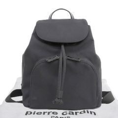 【本物保証】 新品同様 ピエールカルダン PIERRE CARDIN リュックサック バックパック ナイロン ブラック 黒 シンプル
