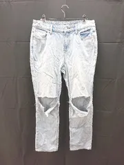 ◇ GAP ギャップ ウォッシュ加工 無地 デニムパンツ 表記なし インディゴ レディース E 1303270001555 【1304050046988】のサムネイル