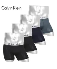 カルバンクライン ボクサーパンツ メンズ セット 4枚 前閉じ 下着 Calvin Klein ck s m l xl ブラックネイビーセット 正規品 新品 男性 516610 