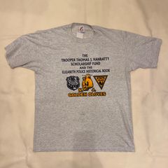 80s 90s　usa　jerzees　半袖　Tシャツ　アート　カレッジ　Y2K　シングルステッチ　【T-426】