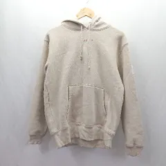 ◇ ⊇ TASTYBLUE テイスティブルー 長袖 パーカー サイズM ベージュ系 メンズ E  【1504240004266】