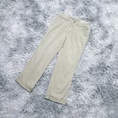 【良品】MHL．エムエイチエル  チノパン  カジュアルパンツ  (F)  カジュアル  一点もの  メンズ  ベージュ系  明るい薄茶色【送料無料】